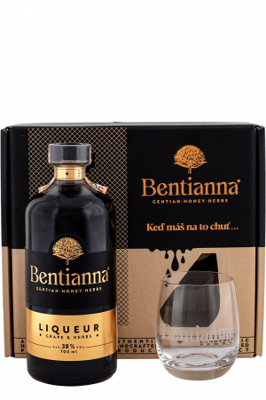 Bentianna Liqueur + Pohár