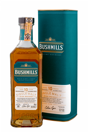 Bushmills Single Malt 10-ročná v Krabici