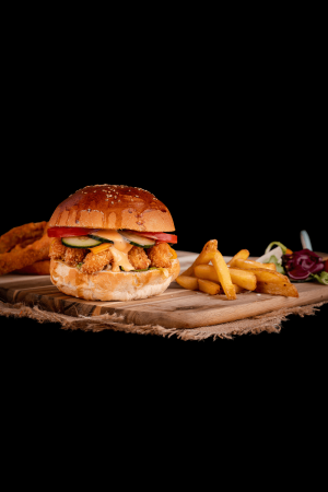 Crispy Chicken Burger Menu