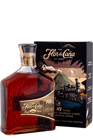 Flor de Caña 18-ročný + Krabica