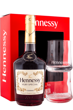 Hennessy V.S. + 2 poháre