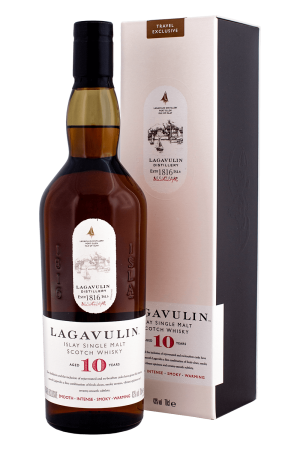 Lagavulin 10-ročná v Krabici