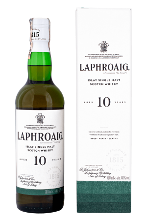 Laphroaig 10-ročná + Krabica