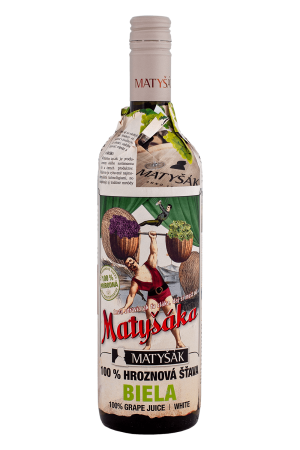 Matyšák 100% Hroznová Šťava Biela