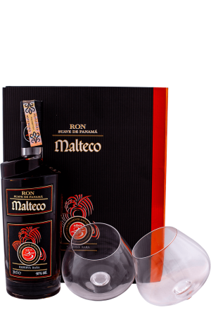 Malteco Reserva Rara 25-ročný s 2 pohármi