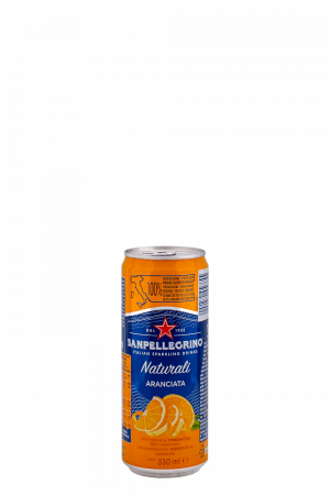 Sanpellegrino Aranciata v Plechovke