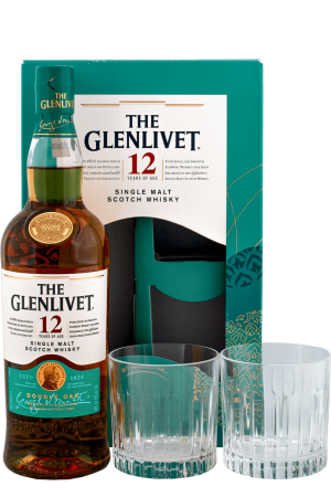 The Glenlivet 12-ročná Double Oak + 2 poháre